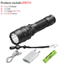60000 lumens most powerful tactical flashlight usb torch light rechargeable hunting led flashlight cree xml l2 hand lamp - PanasiaMarine.Com