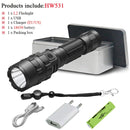 60000 lumens most powerful tactical flashlight usb torch light rechargeable hunting led flashlight cree xml l2 hand lamp - PanasiaMarine.Com