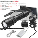 60000 lumens most powerful tactical flashlight usb torch light rechargeable hunting led flashlight cree xml l2 hand lamp - PanasiaMarine.Com