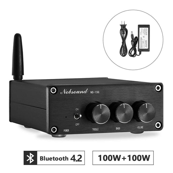 Nobsound Mini TPA3116 Digital Audio Amplifier HiFi Bluetooth 4.2 Class D Stereo Power Amp 100W*2 - PanasiaMarine.Com