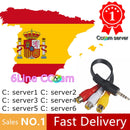 HD DVB-S2 6 lines Clines for 1 Year Europe support Satellite TV Receiver GTmedia V8 Nova V7S V9 Freesat V7 Ccam Italy - PanasiaMarine.Com