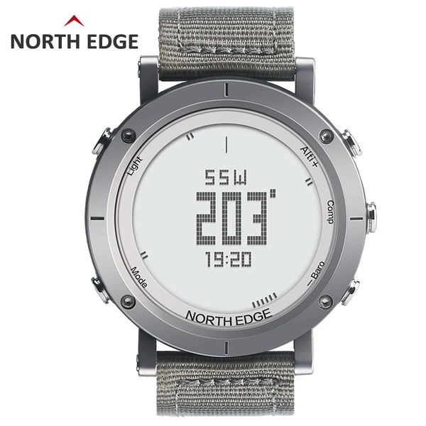 NORTHEDGE digital watches Men sports watch clock fishing Weather Altimeter Barometer Thermometer Compass Altitude hiking hours - PanasiaMarine.Com